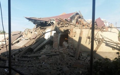 Мощный взрыв уничтожил до основания дом на Закарпатье