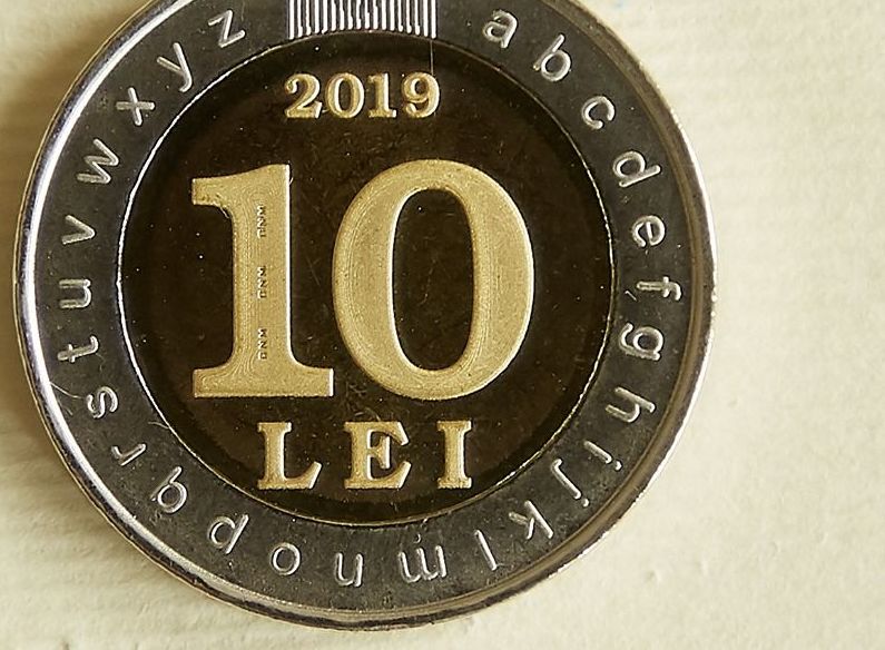MonedÄ cu caracter comemorativ, valoarea nominalÄ de 10 lei, cu ocazia sÄrbÄtorii naÈionale âLIMBA NOASTRÄâ (faÈÄ)
